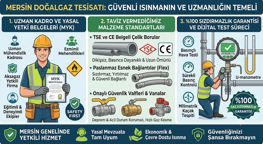 Mersin Daire İçi Doğalgaz Tesisatı