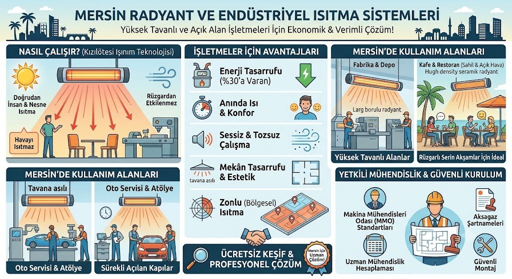 Mersin Radyant ve Endüstriyel Isıtma Sistemleri